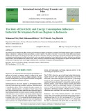 The role of electricity and energy consumption influences industrial development between regions in Indonesia