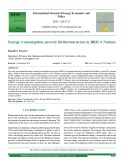 Energy consumption-poverty reduction nexus in BRICS nations