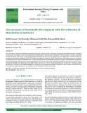 Measurement of sustainable development with electrification of households in Indonesia