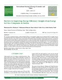 Barriers to improving energy efficiency: Insights from energy services companies in Jordan