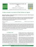 Techno-economic assessment of wind turbines in Nigeria