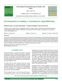 Environmental accounting: A scientometric using biblioshiny