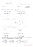 Đề thi thử tốt nghiệp THPT năm 2021 môn Toán lần 2 có đáp án - Trường THPT Chuyên Quốc học Huế