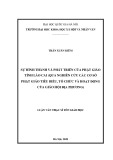 Luận văn Thạc sĩ Tôn giáo học: Sự hình thành và phát triển của Phật giáo tỉnh Lào Cai (thông qua nghiên cứu các cơ sở Phật giáo tiêu biểu; tổ chức và hoạt động của Giáo hội địa phương)