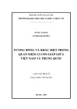 Luận văn Thạc sĩ Việt Nam Học: Tương đồng và khác biệt trong quan niệm 12 con giáp giữa Việt Nam và Trung Quốc