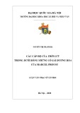 Luận văn Thạc sĩ Văn học: Các cấp độ của thời lưu trong Dưới bóng những cô gái đương hoa của Marcel Proust