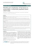 Mortality and complications of hip fracture in young adults: A nationwide population-based cohort study