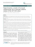 Hyperuricaemia: A marker of increased cardiovascular risk in rheumatic patients: Analysis of the ACT-CVD cohort