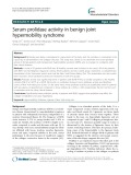 Serum prolidase activity in benign joint hypermobility syndrome
