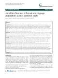 Shoulder disorders in female working-age population: A cross sectional study