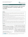 Consumption of medical resources and outcome of shoulder disorders in primary health care consulters