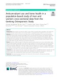 Anticonvulsant use and bone health in a population-based study of men and women: Cross-sectional data from the geelong osteoporosis study