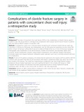 Complications of clavicle fracture surgery in patients with concomitant chest wall injury: A retrospective study
