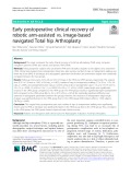 Early postoperative clinical recovery of robotic arm-assisted vs. image-based navigated Total hip Arthroplasty