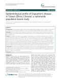 Epidemiological profile of Dupuytren’s disease in Taiwan (Ethnic Chinese): A nationwide population-based study