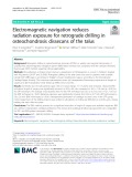Electromagnetic navigation reduces radiation exposure for retrograde drilling in osteochondrosis dissecans of the talus