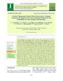 Nutrient management in kharif rice (Oryza sativa L.) through inorganic and organic sources for enhancing productivity and profitability in konkan region of Maharashtra