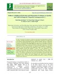 Influence of different hydration and dehydration techniques on quality and yield in fenugreek (Trigonella foenumgraecum L.)