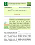 Transgressive segregation and interrelationship analysis in soybean