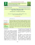 Analysis of constraints faced by farmers in prevailing farming systems in Jaipur district of Rajasthan, India
