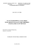 Summary of doctoral dissertation: Wave Overtopping at sea dikes with crown-walls in the northern coastal delta of Vietnam