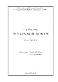 Bài giảng Vật liệu điện - điện tử - ĐH Sư Phạm Kỹ Thuật Nam Định