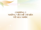 Bài giảng Nhà nước và pháp luật đại cương: Chương 2 - Học viện ngân hàng