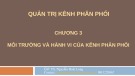Bài giảng Quản trị kênh phân phối: Chương 3 - TS. Nguyễn Hoài Long
