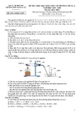 Đề thi học sinh giỏi môn Hóa học lớp 10 cấp trường năm 2019-2020 - Trường THPT Ngô Gia Tự, Phú Yên