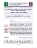 Development of specific foliar formulation for improving the flowering and yield in jasmine (Jasminum sambac)