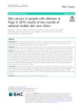 Skin cancers in people with albinism in Togo in 2019: Results of two rounds of national mobile skin care clinics