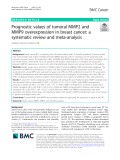 Prognostic values of tumoral MMP2 and MMP9 overexpression in breast cancer: A systematic review and meta-analysis