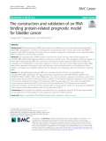 The construction and validation of an RNA binding protein-related prognostic model for bladder cancer