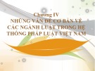 Bài giảng Nhà nước và Pháp luật đại cương – Chương 4.1: Những vấn đề cơ bản về các ngành luật trong hệ thống pháp luật Việt Nam (Luật Hiến pháp Việt Nam)