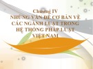 Bài giảng Nhà nước và Pháp luật đại cương – Chương 4.2: Những vấn đề cơ bản về các ngành luật trong hệ thống pháp luật Việt Nam (Luật Hình sự Việt Nam)