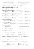 Đề cương ôn tập học kì 2 môn Toán lớp 12 năm 2020-2021 - Trường THPT Phú Bài
