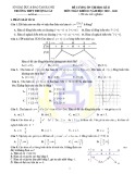 Đề cương ôn tập học kì 2 môn Toán lớp 12 năm 2019-2020 - Trường THPT Thượng Cát