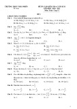 Đề cương ôn tập học kì 2 môn Toán lớp 11 năm 2020-2021 - Trường THPT Thái Phiên
