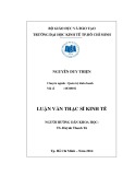 Luận văn Thạc sĩ Kinh tế: Nâng cao chất lượng dịch vụ chăm sóc khách hàng tại trung tâm bảo hành Acer Tp.Hồ Chí Minh