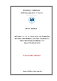 Luận văn Thạc sĩ Kinh tế: Phân tích các yếu tố trong công việc ảnh hưởng đến thỏa mãn cân bằng công việc – gia đình của nhân viên ngân hàng trên địa bàn TP.HCM