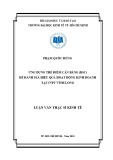 Luận văn Thạc sĩ Kinh tế: Ứng dụng thẻ điểm cân bằng (BSC) để đánh giá hiệu quả hoạt động kinh doanh tại VNPT Vĩnh Long