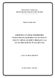 Luận văn Thạc sĩ Kinh tế: Ảnh hưởng của hình ảnh điểm đến, sự hài lòng du lịch, động lực du lịch và chất ức chế du lịch đến ý định quay lại của du khách quốc tế tại Việt Nam