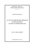 Luận văn Thạc sĩ Kinh tế: Các yếu tố ảnh hưởng đến chính sách quy hoạch kế thừa tại Công ty LogiGear Việt Nam