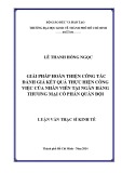 Luận văn Thạc sĩ Kinh tế: Giải pháp hoàn thiện công tác đánh giá kết quả thực hiện công việc của nhân viên tại Ngân hàng Thương mại cổ phần Quân Đội