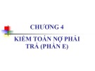 Bài giảng Kiểm toán (Phần 2): Chương 4 - Th.S Nguyễn Văn Thịnh