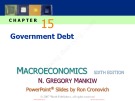 Lecture Macroeconomics (Sixth Edition):  Chapter 15 - N. Gregory Mankiw