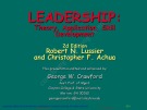 Leadership: Theory, application, skill development (2nd/E) -  Chapter 9: Robert N. Lussier, Christopher F. Achua