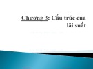 Bài giảng Định chế tài chính - Chương 3: Cấu trúc của lãi suất