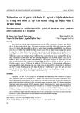 Tái nhiễm và tái phát vi khuẩn H. pylori ở bệnh nhân loét tá tràng sau điều trị tiệt trừ thành công tại Bệnh viện E Trung ương