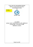 Giáo trình Thực tập bảo trì và sửa chữa thiết bị công nghiệp (Ngành: Công nghệ kỹ thuật cơ khí) - CĐ Kinh tế Kỹ thuật TP.HCM